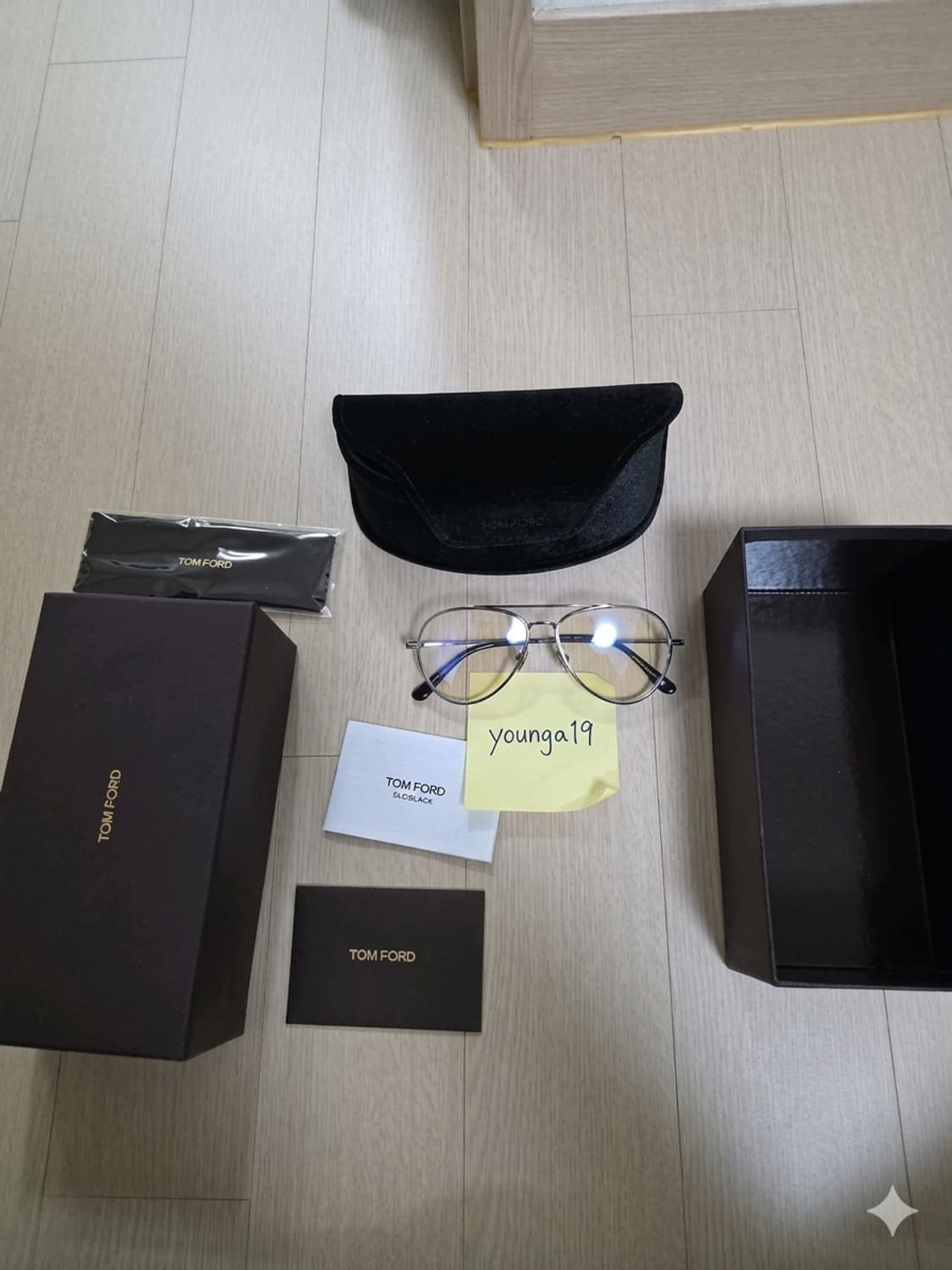 톰포드 FT5800 건메탈 실착용2회 상품이미지1