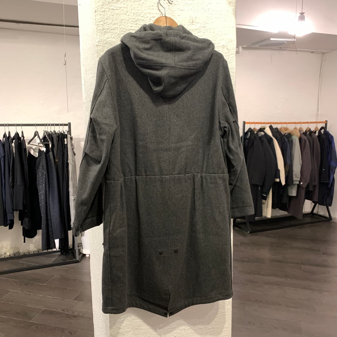 랑방 후드 코트 상품이미지5