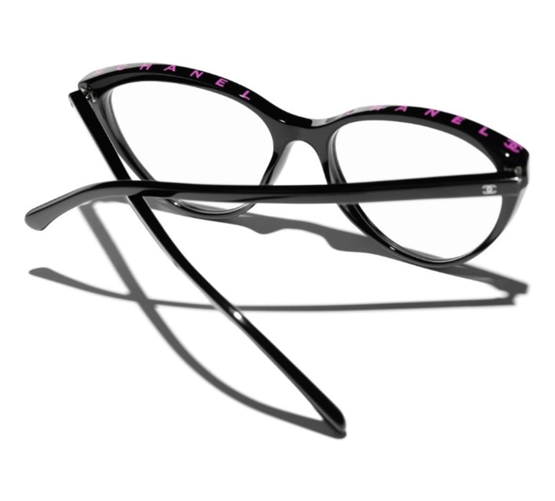 샤넬 탑로고 캣아이 프레임 안경 상품이미지1