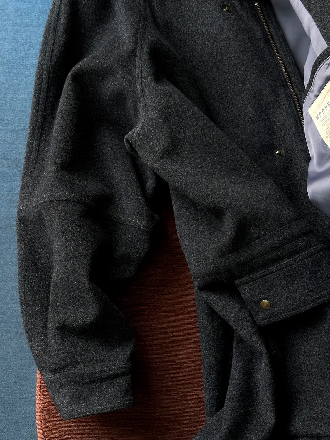 Mosser wool blend mil design mid coat 상품이미지6