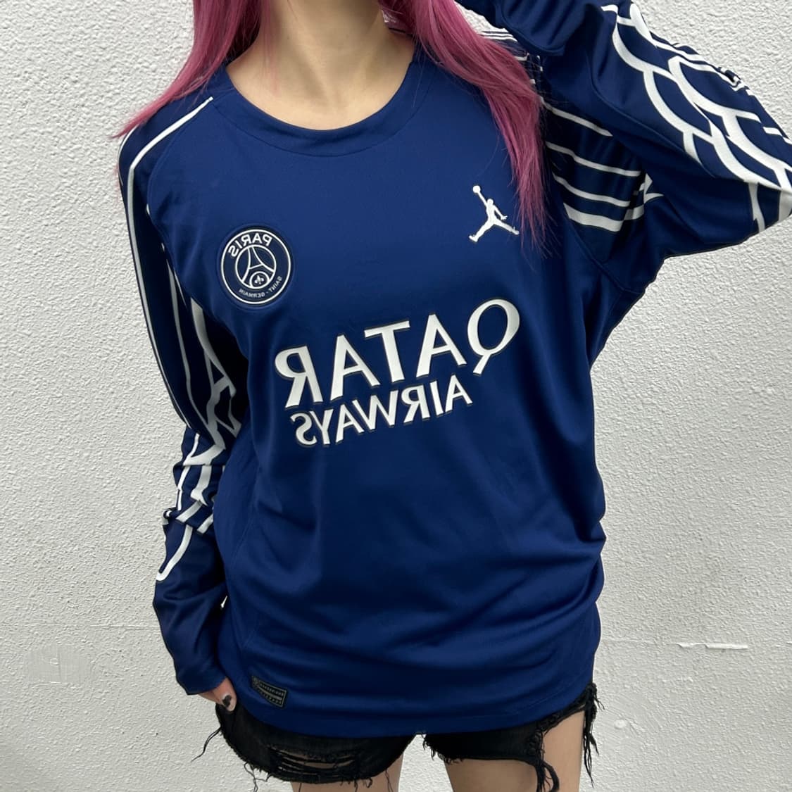 24-25 4th 조던 x 파리 생제르망 긴팔 져지 L ( PSG 공홈 상품이미지2