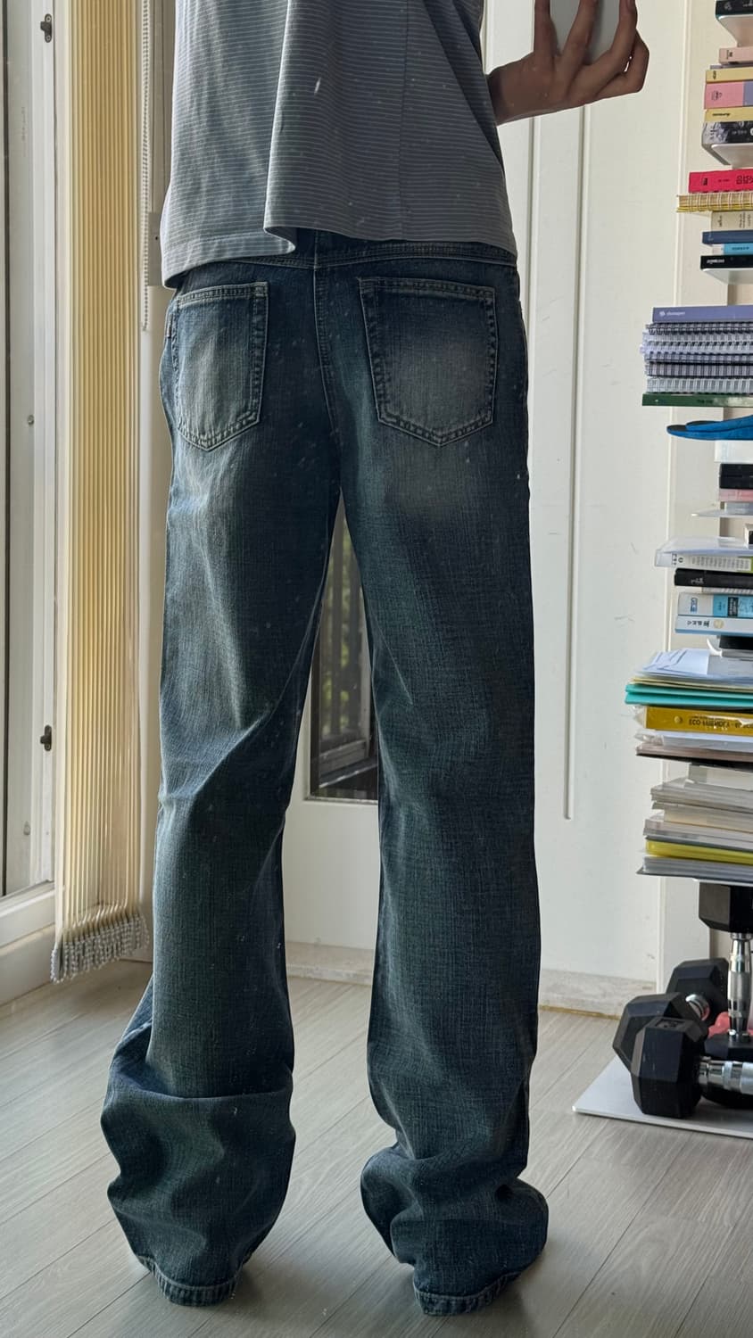Ma pole 빈티지 데님팬츠  상품이미지3