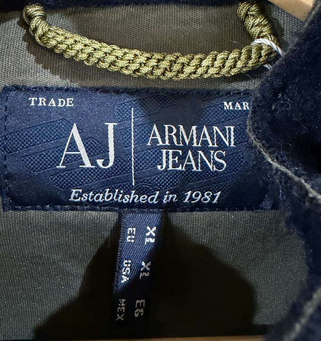 아르마니 진스 스티치 울 후드 자켓 상품이미지7