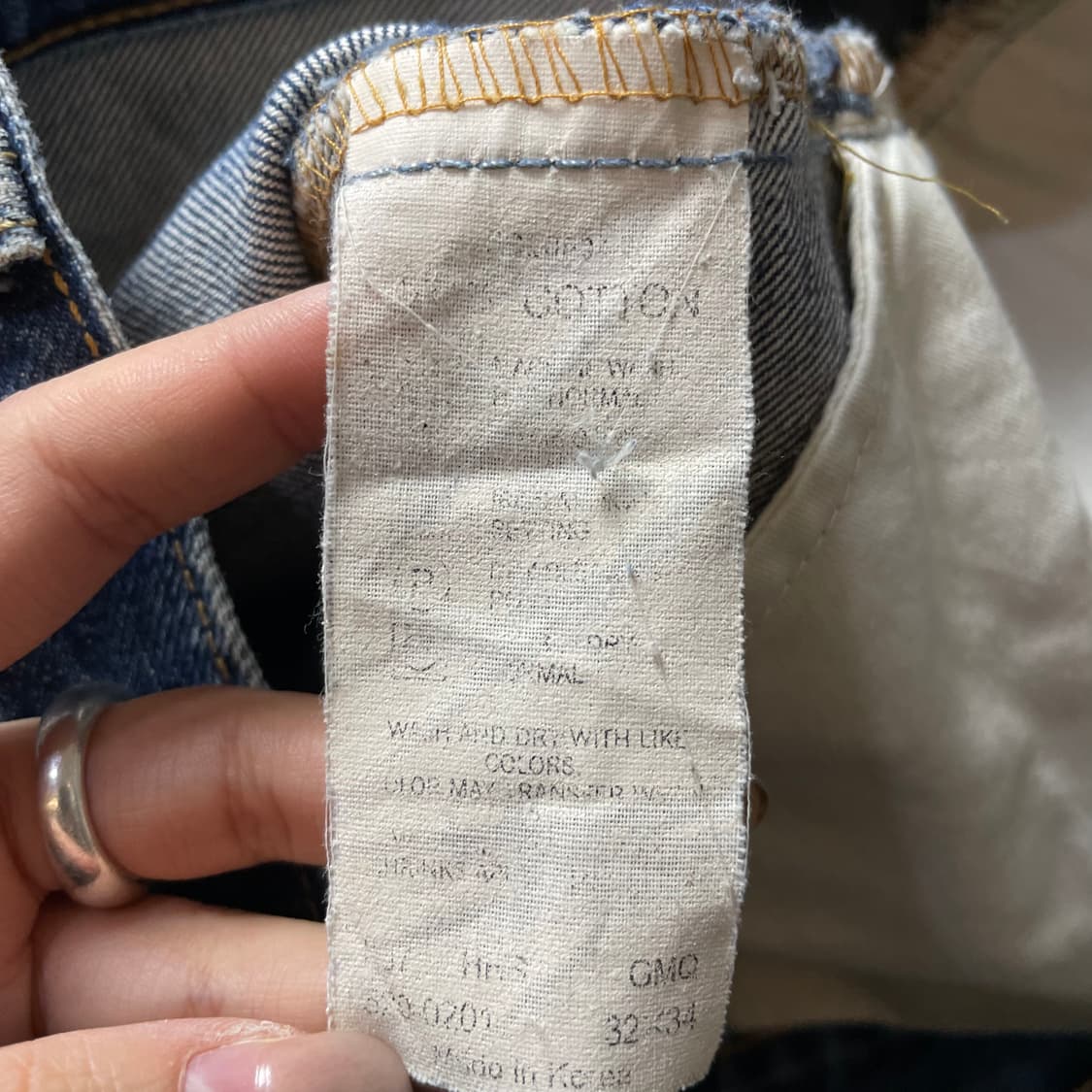 (32) 리바이스 520 진청 워싱 데님 팬츠 상품이미지4