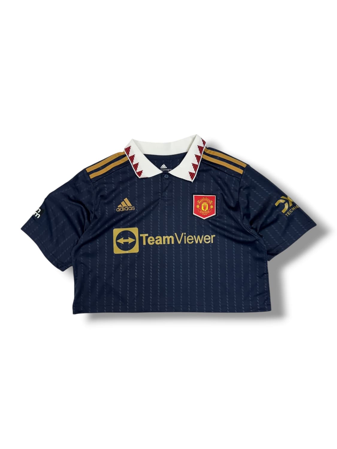 아디다스 맨유 22-23 리메이크 크롭 져지   상품이미지1