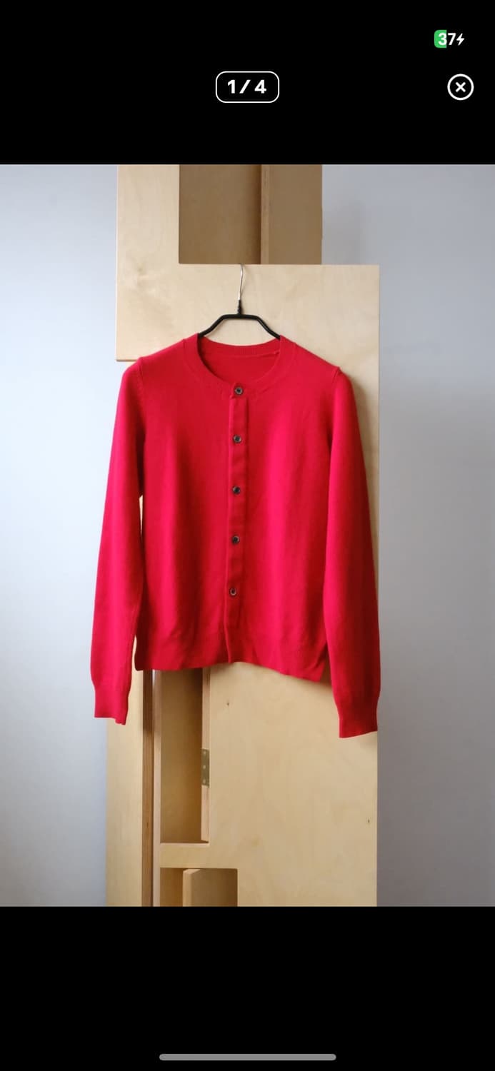 [Comme des garcons] Back Button Cardigan 상품이미지1