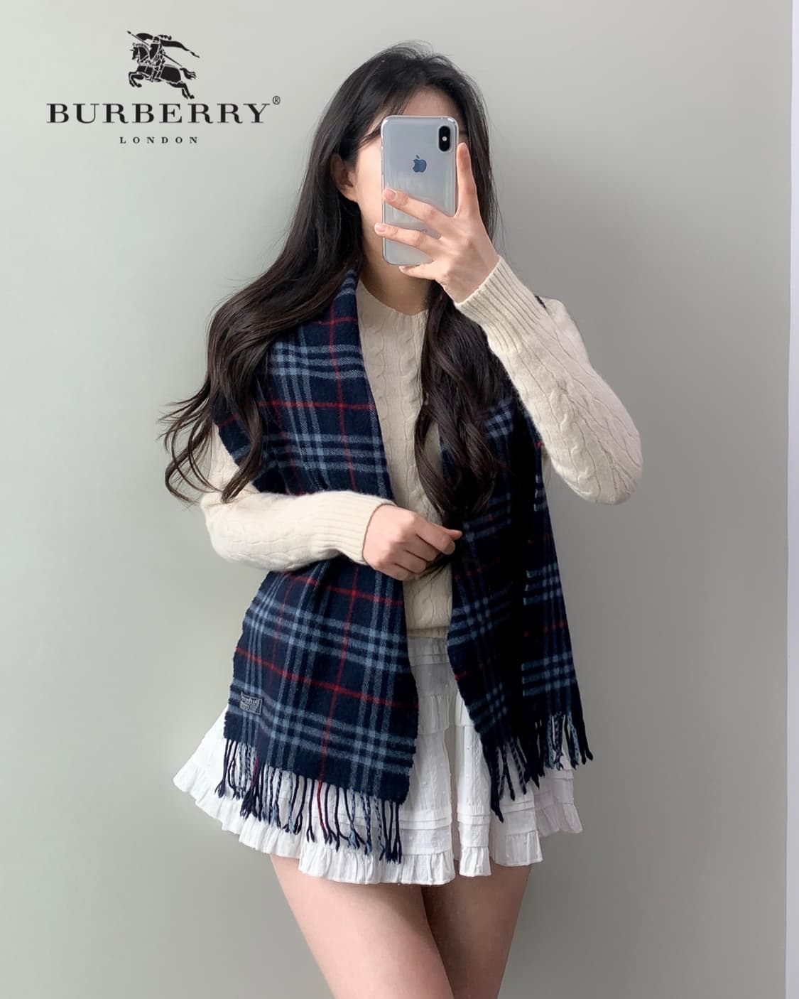 버버리 램스울 머플러 상품이미지3