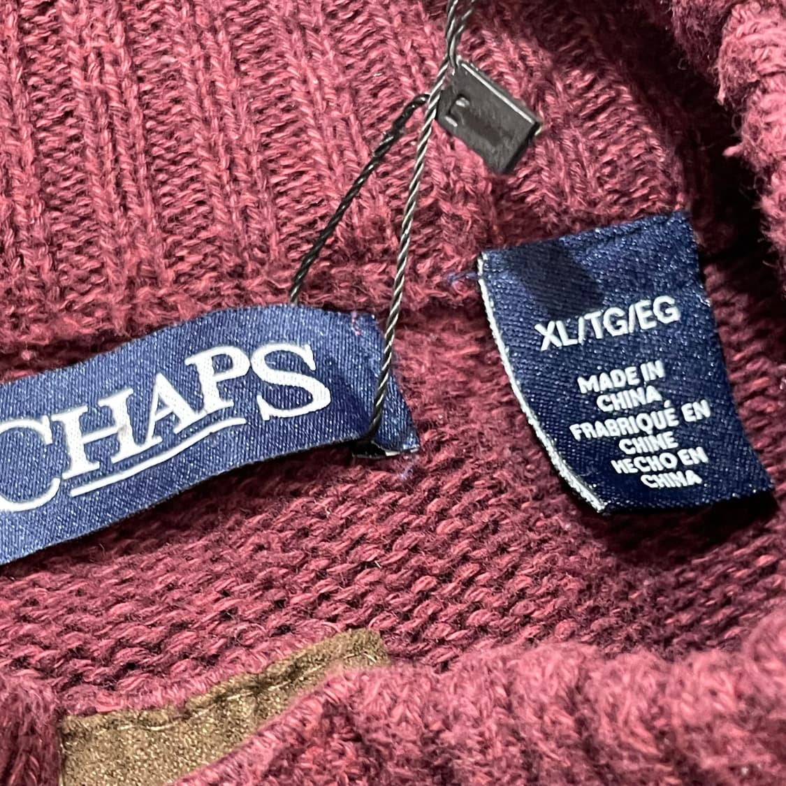 (XL) CHAPS 챕스 하프넥 버튼 니트 상품이미지5