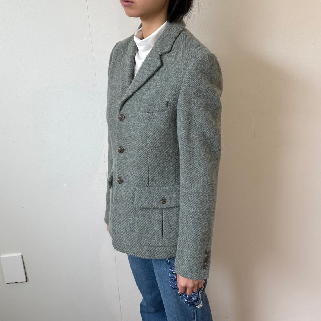 폴로랄프로렌 알파카 트위드자켓 상품이미지2