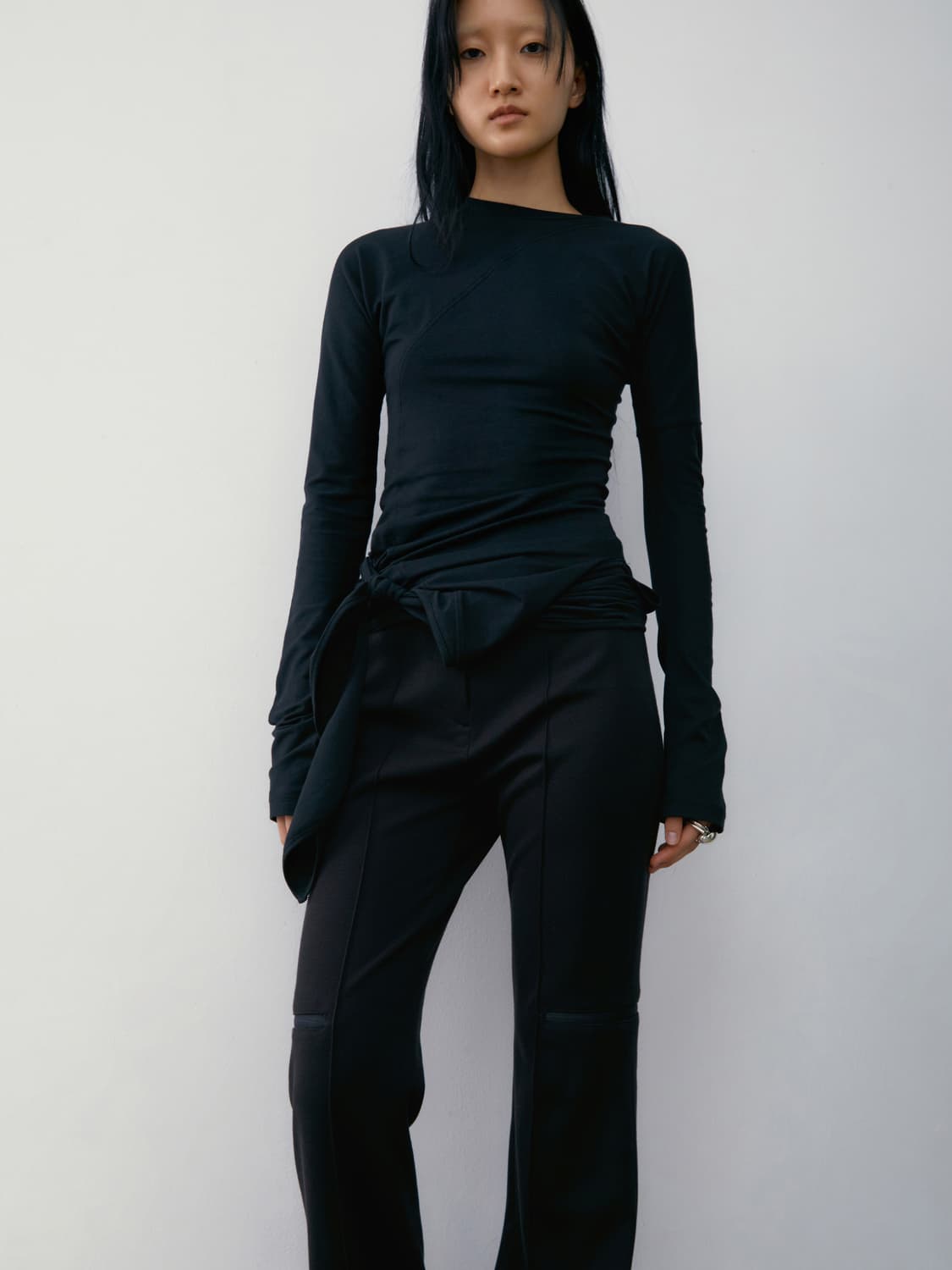 로우클래식 랩티셔츠 블랙m 상품이미지1