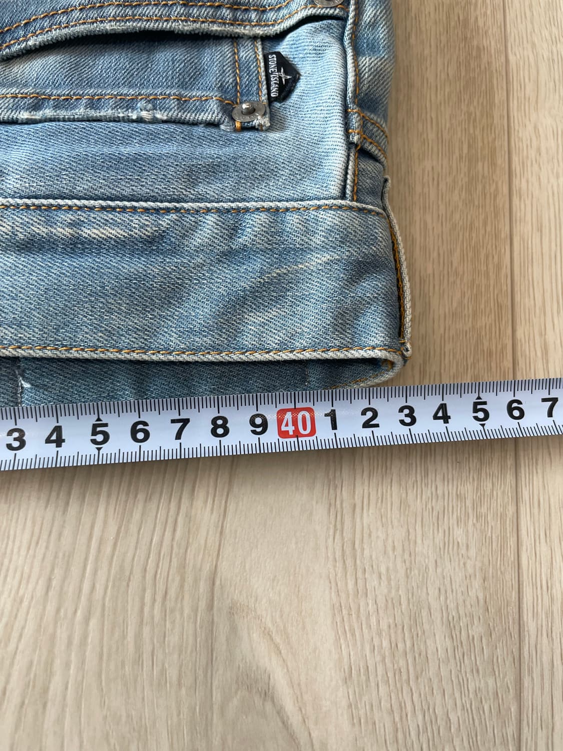 스톤아일랜드 와펜 데님 팬츠 32 (데드스탁) 상품이미지6