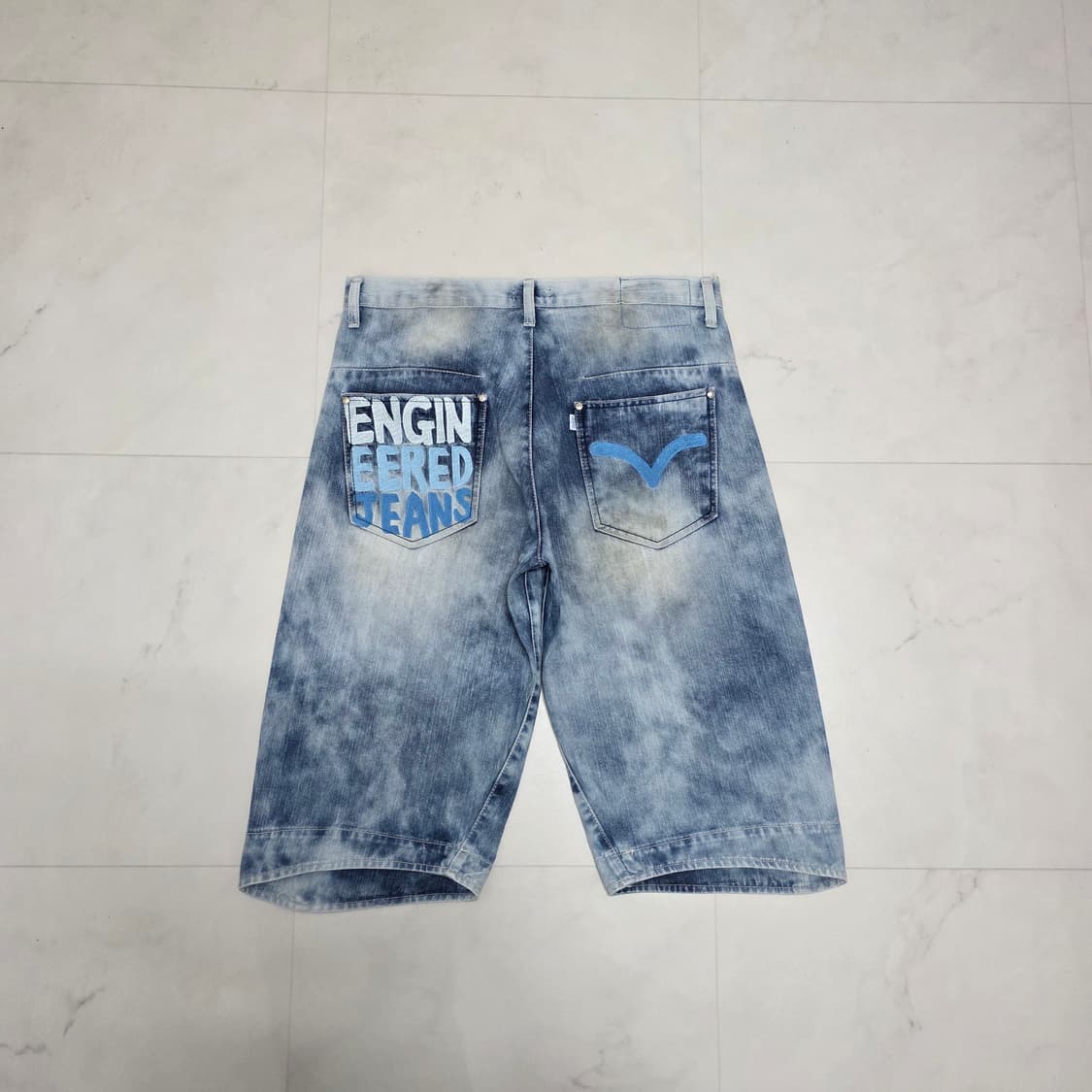 34) 리바이스 에비수 엔지니어드 스톤워싱 데님 쇼츠 상품이미지1