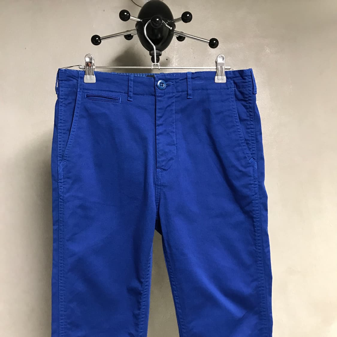 빔즈 코튼 팬츠 블루 S 상품이미지2