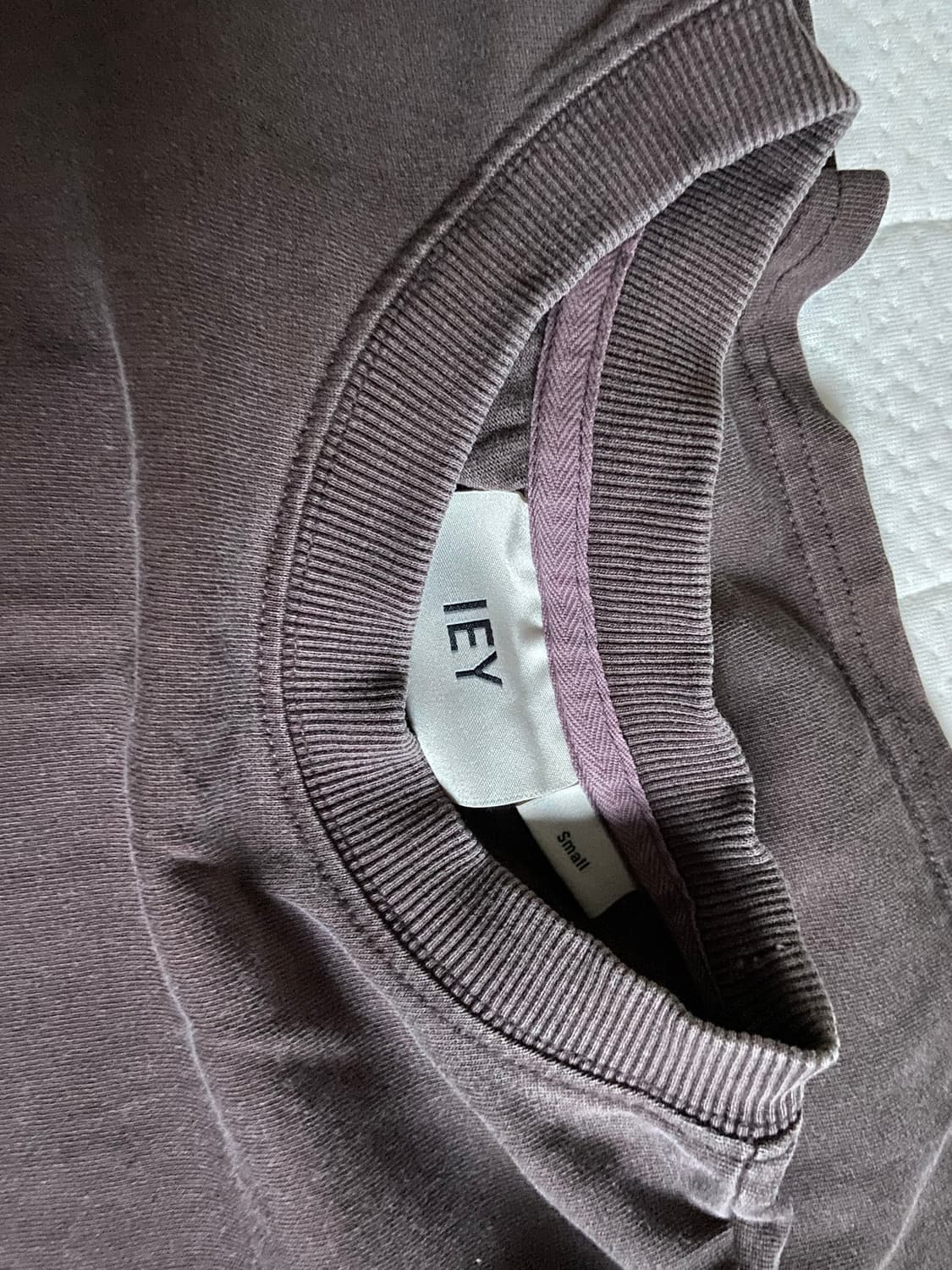 IEY 버건디 오버핏 롱슬리브 상품이미지4