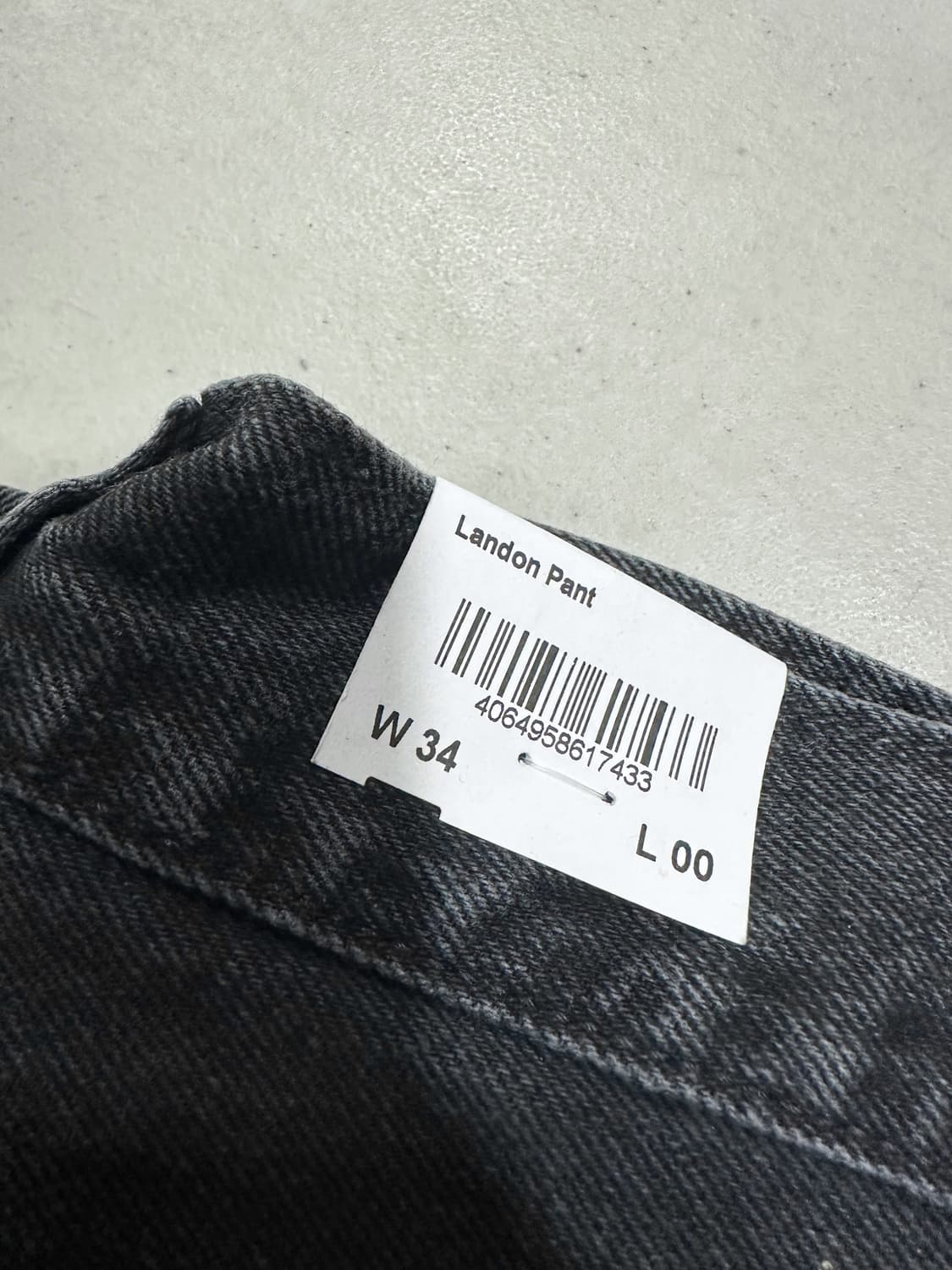 칼하트WIP 로버트슨 블랙진  32,33,34사이즈 새상품 상품이미지5