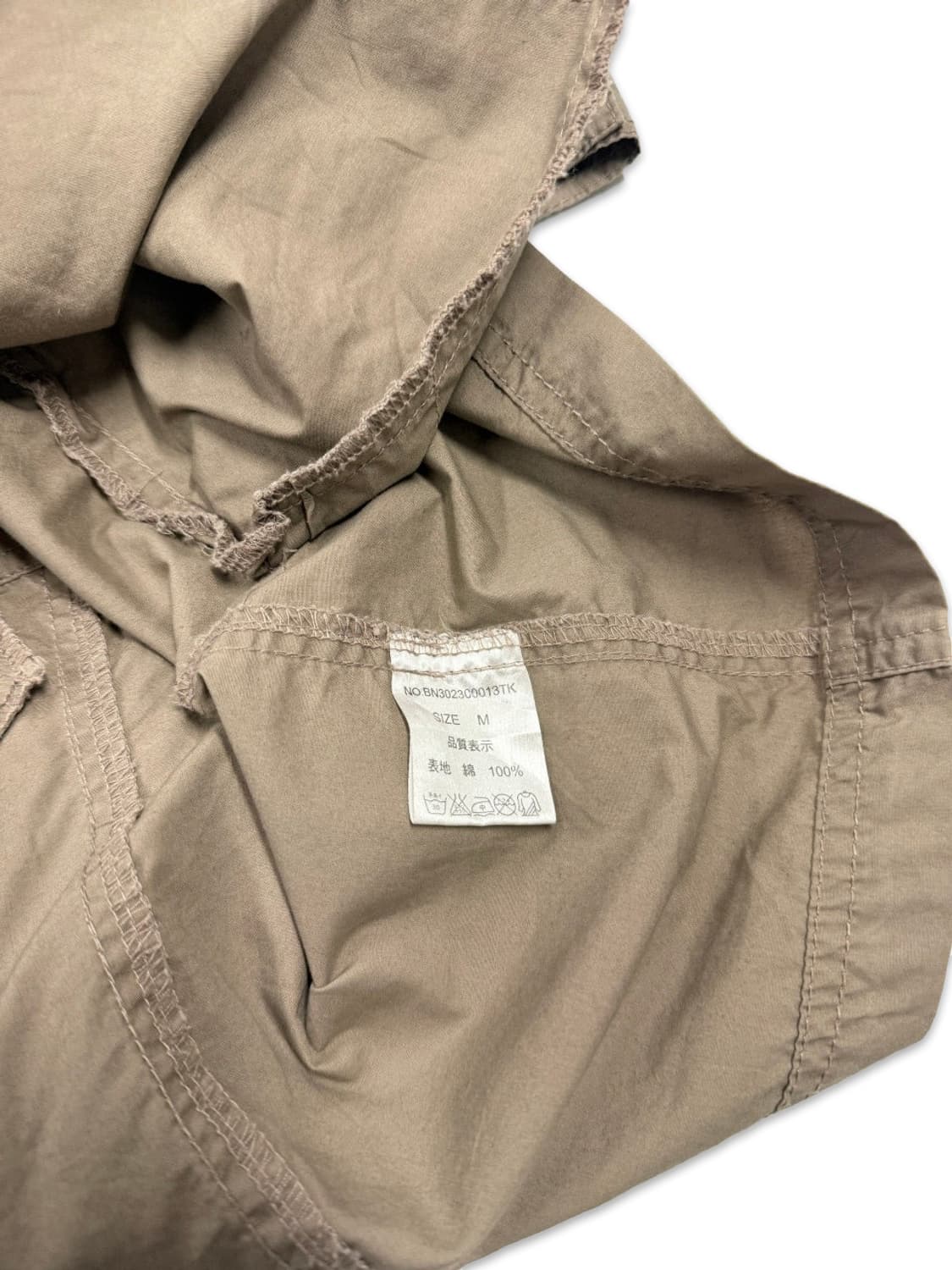 빈티지 BACK NUMBER 밀리터리 후드 미니 원피스 상품이미지6