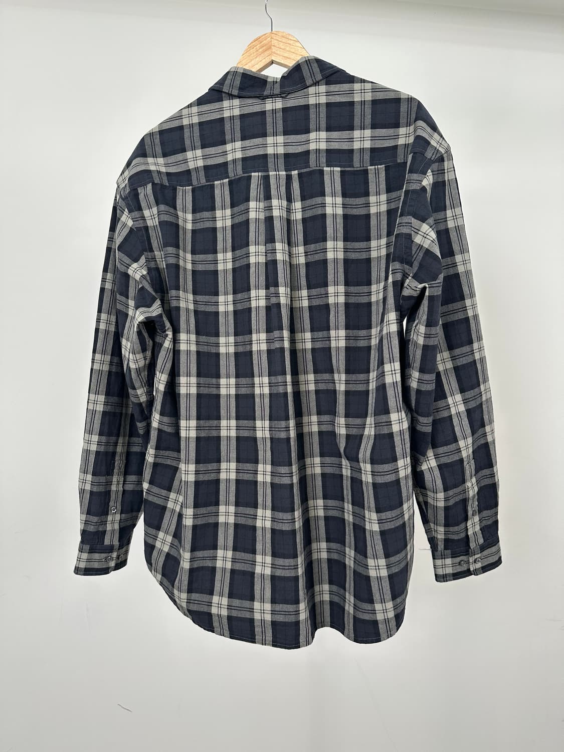 러프사이드 PRIMARY SHIRT 'NAVY PLAID‘ 3사이즈 상품이미지2