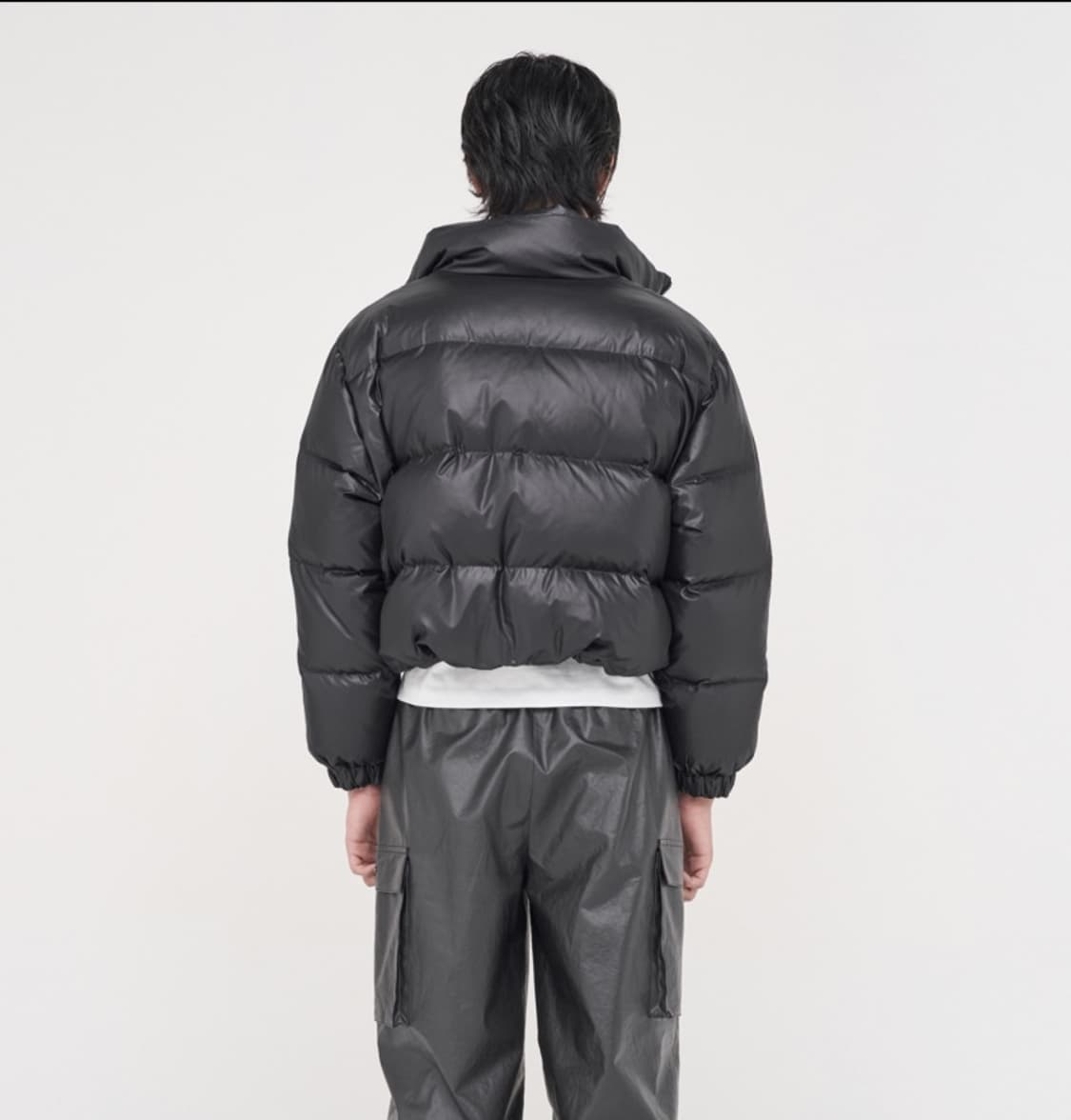 마뗑킴 빅포켓 크롭 패딩 블랙 상품이미지3