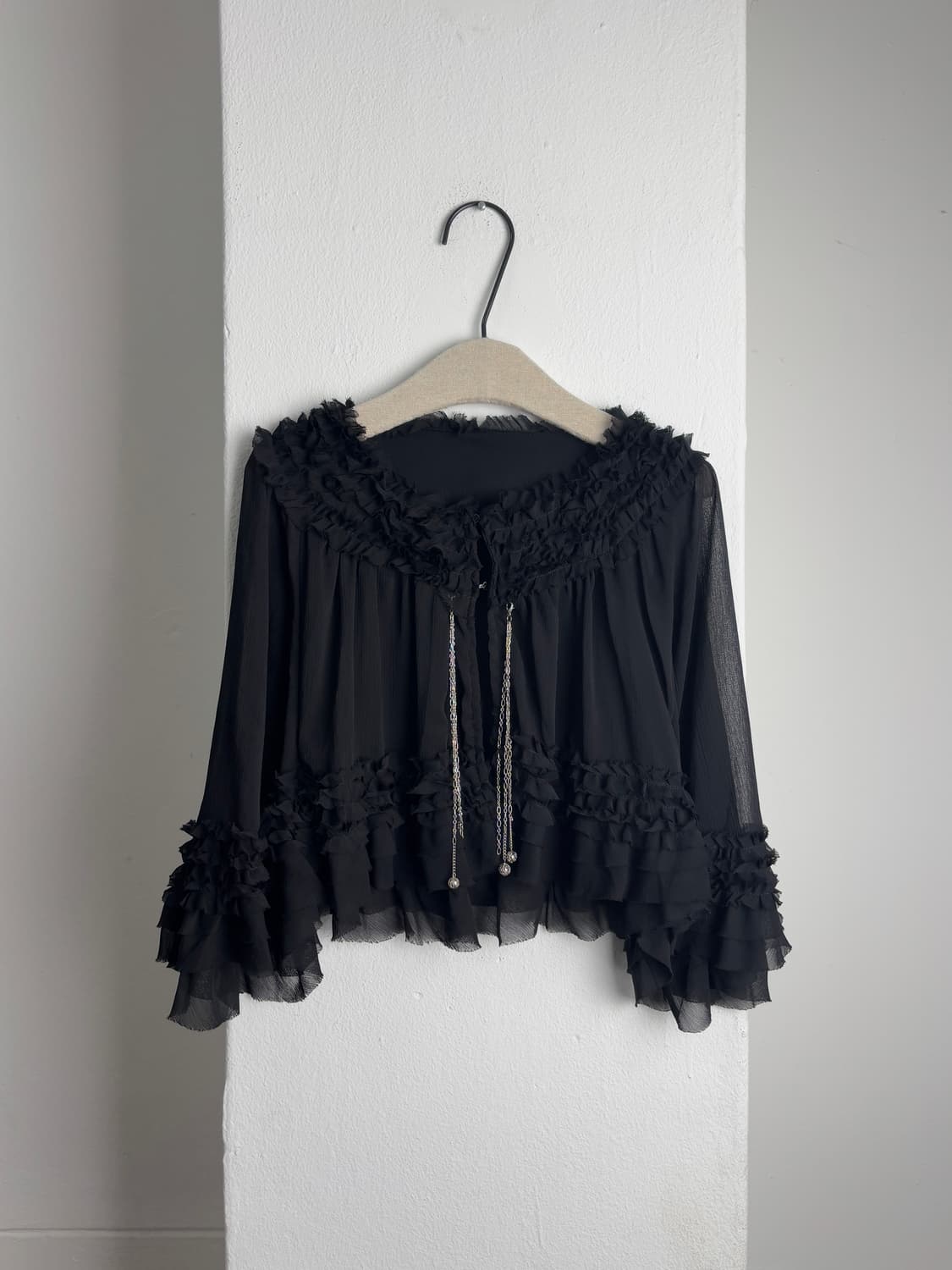 Qweet Rauge Cape Cardigan 상품이미지1