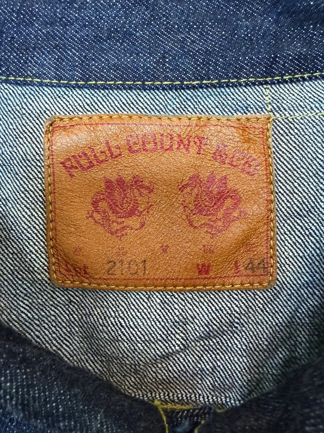 풀카운트 2101_44사이즈, 1101 데님 셋업 W35/L34 상품이미지4