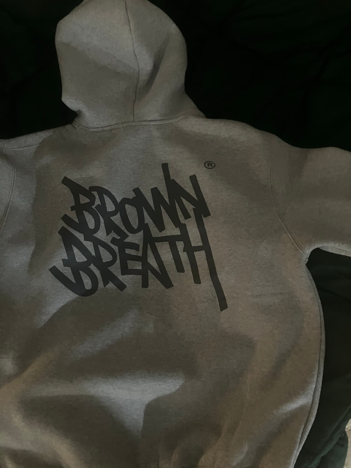 브라운브레스 TAG HOODIE 멜란지 그레이 S 상품이미지1