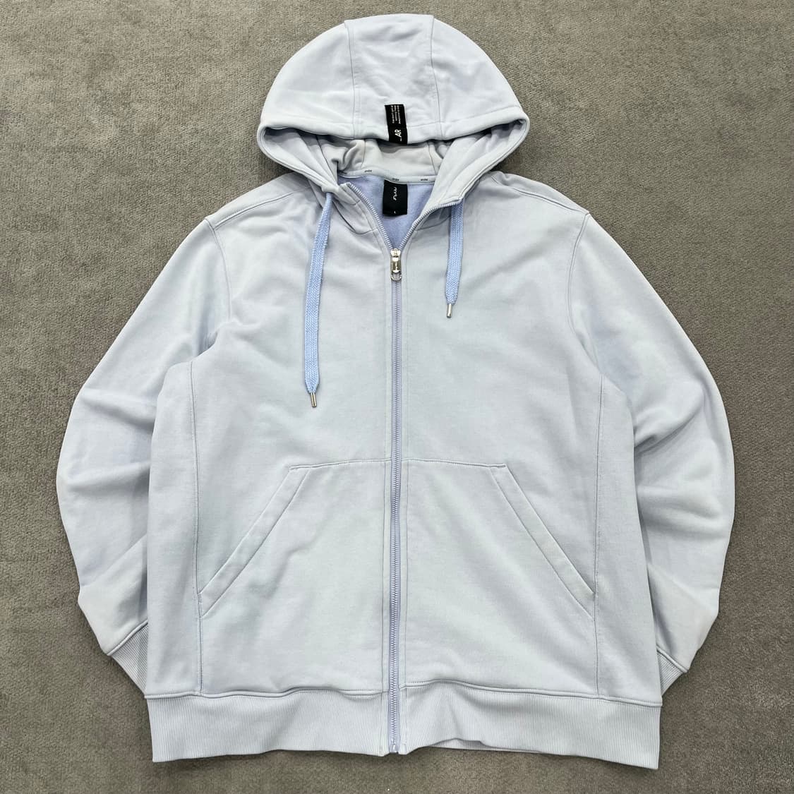 L 안다르 하늘색 후드집업 상품이미지1