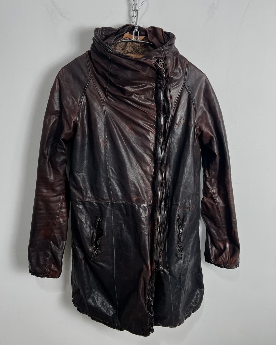 조르지오 브라토 (Giorgio Brato) 레더 코트 상품이미지6