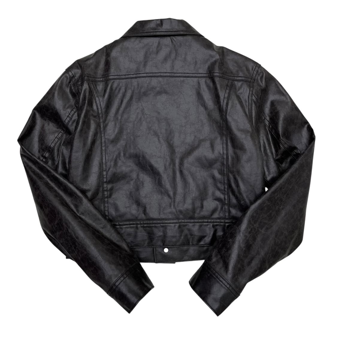 LEE 블랙 레더 자켓 S 상품이미지3