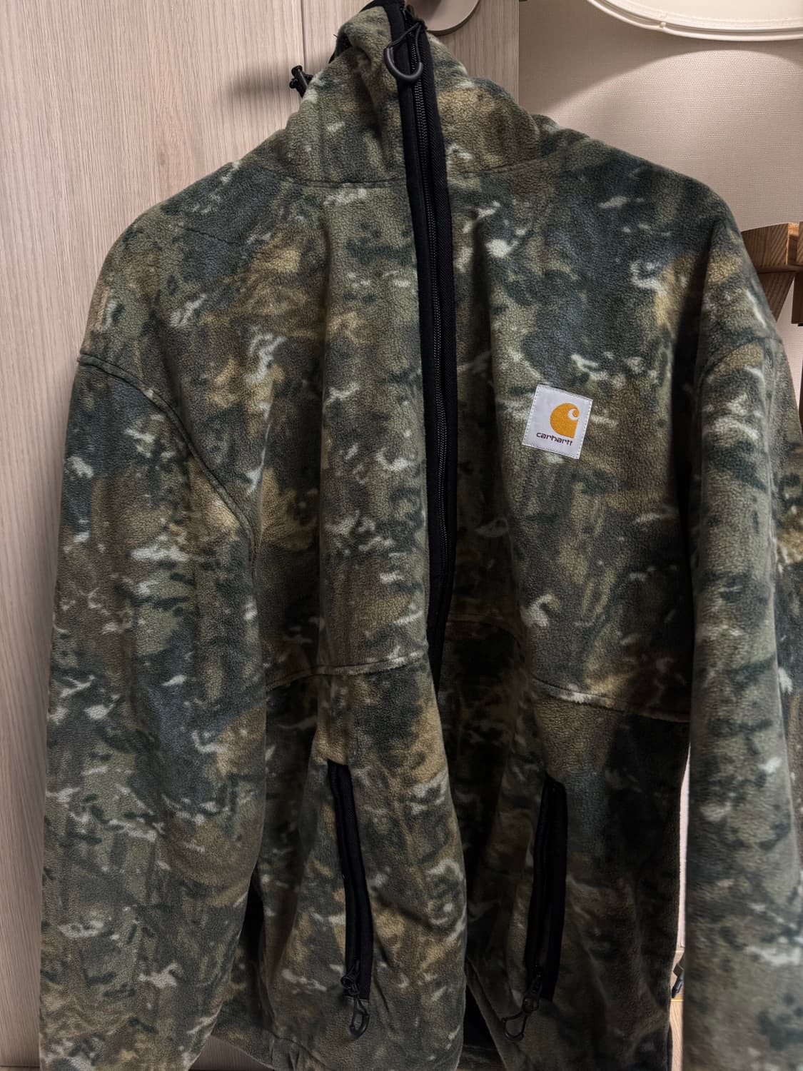 칼하트 WIP 블레빈 라이너  후드 집업 카모 자켓 팝니다 상품이미지1