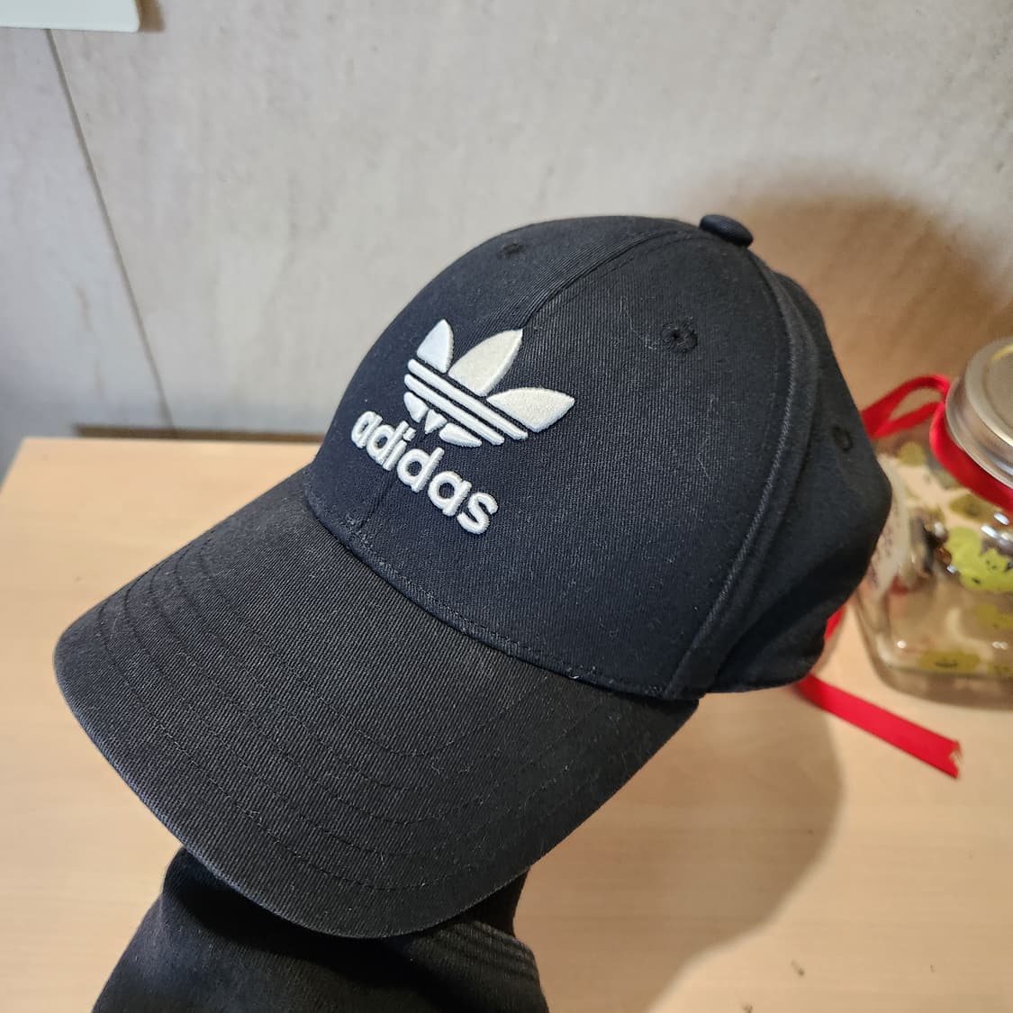 adidas 오리지널 트레포일 블랙 볼캡 | 클래식 로고 상품이미지4