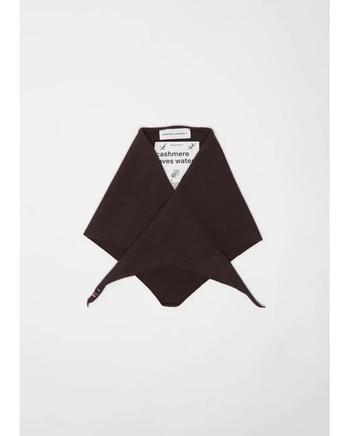 익스트림 캐시미어 N35 다크 브라운 반다나 스카프 상품이미지1