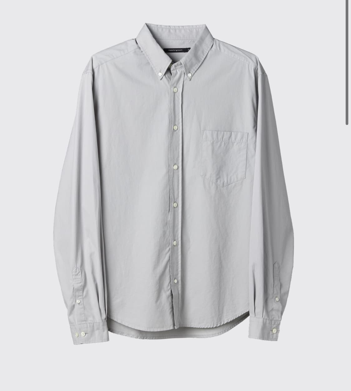 [2] 해칭룸 아웃 바텀 셔츠 실버 상품이미지2