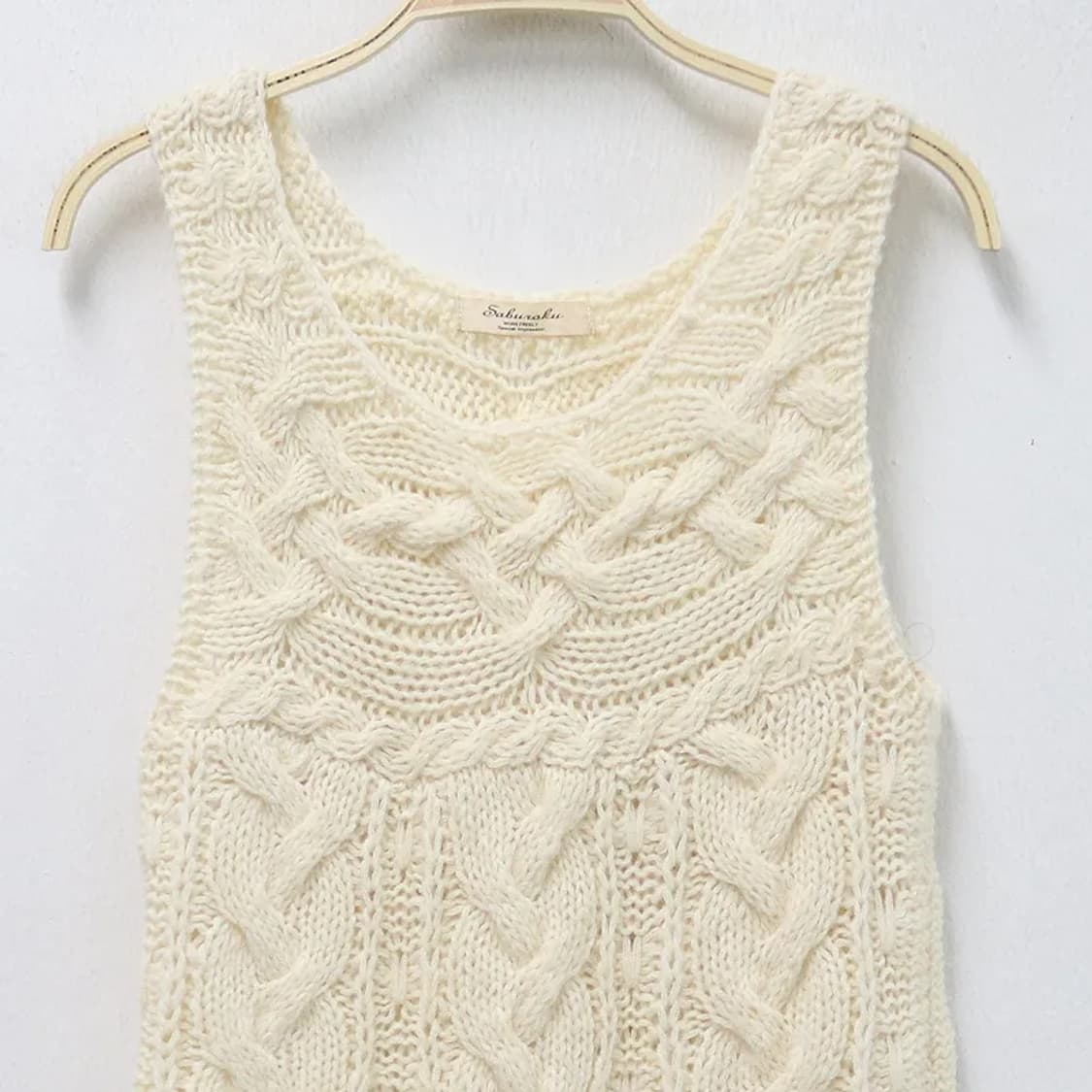 SABUROKU 울 혼방 뷔스티에 원피스 61938 상품이미지3