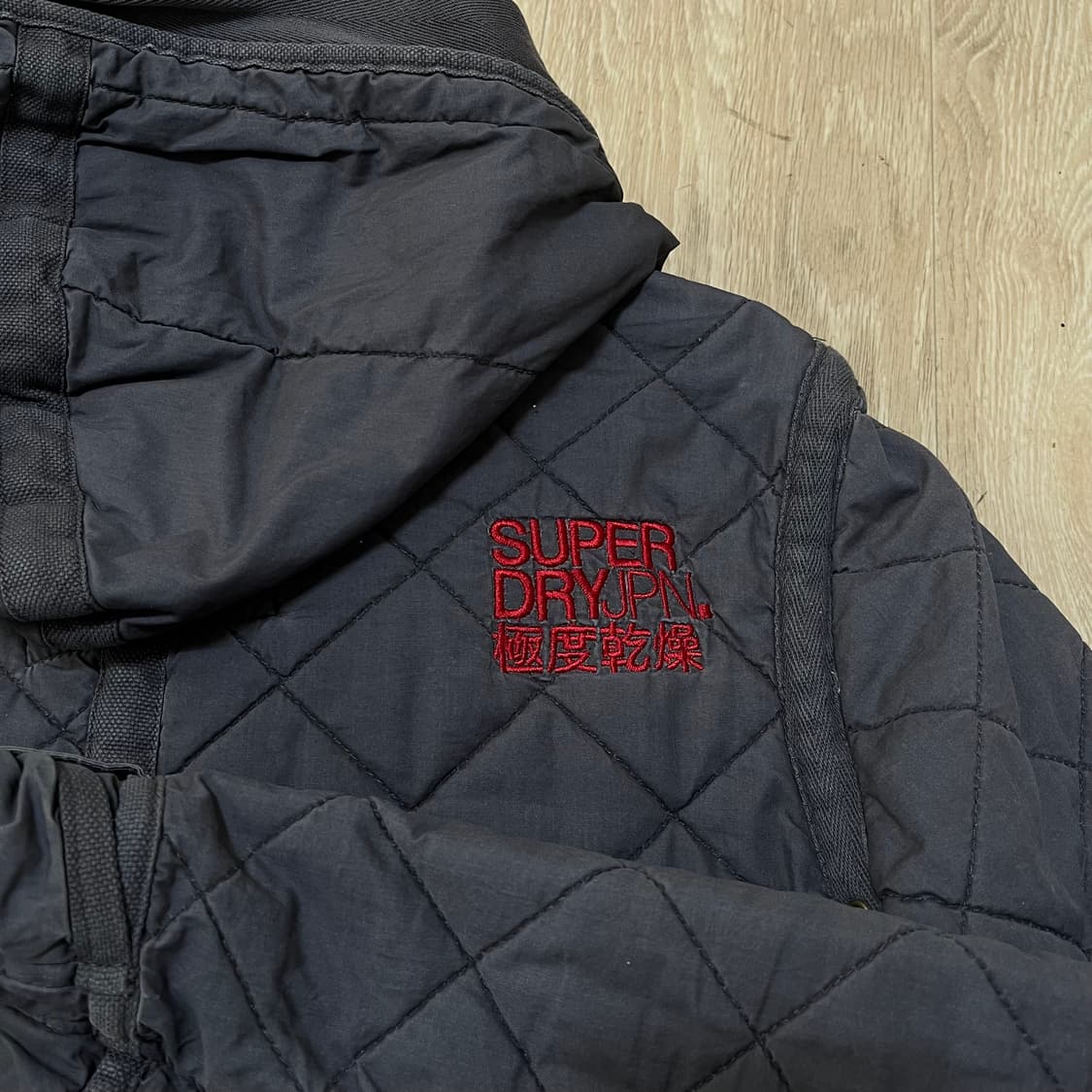 수퍼드라이 재팬 Superdry 여성 리미티드 후드 퀼팅자켓 M(95) 상품이미지6