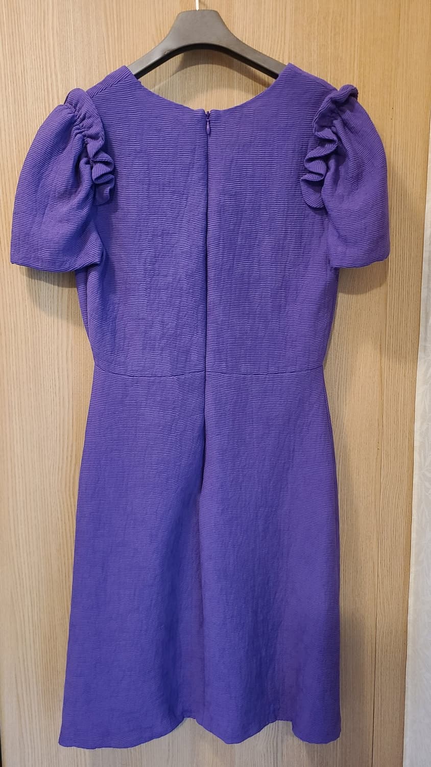 💜보라빛 산드로 원피스 Frilled Trim Woven dress  상품이미지6