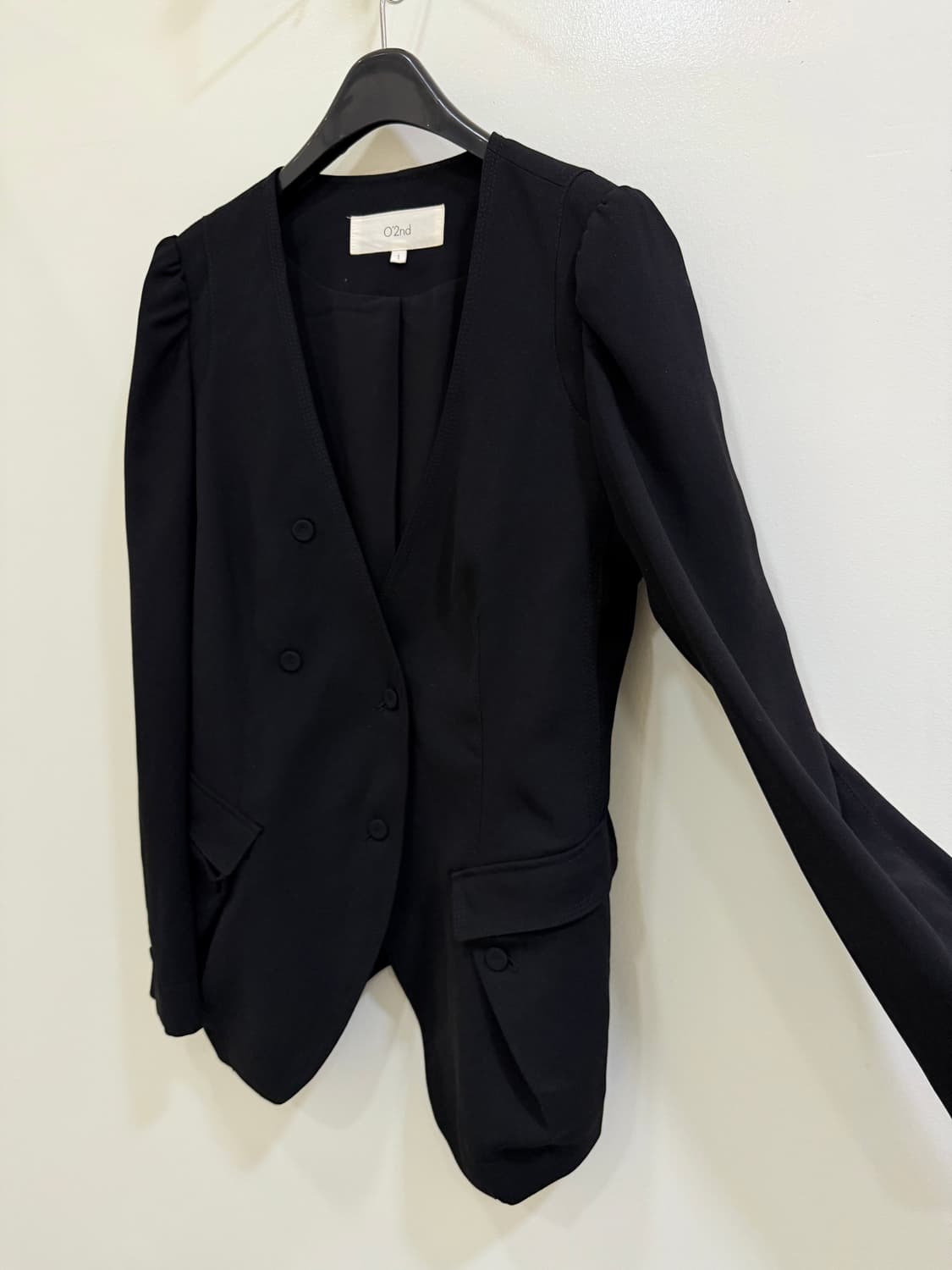 오즈세컨드 블랙 블레이저 자켓 정품 상품이미지3