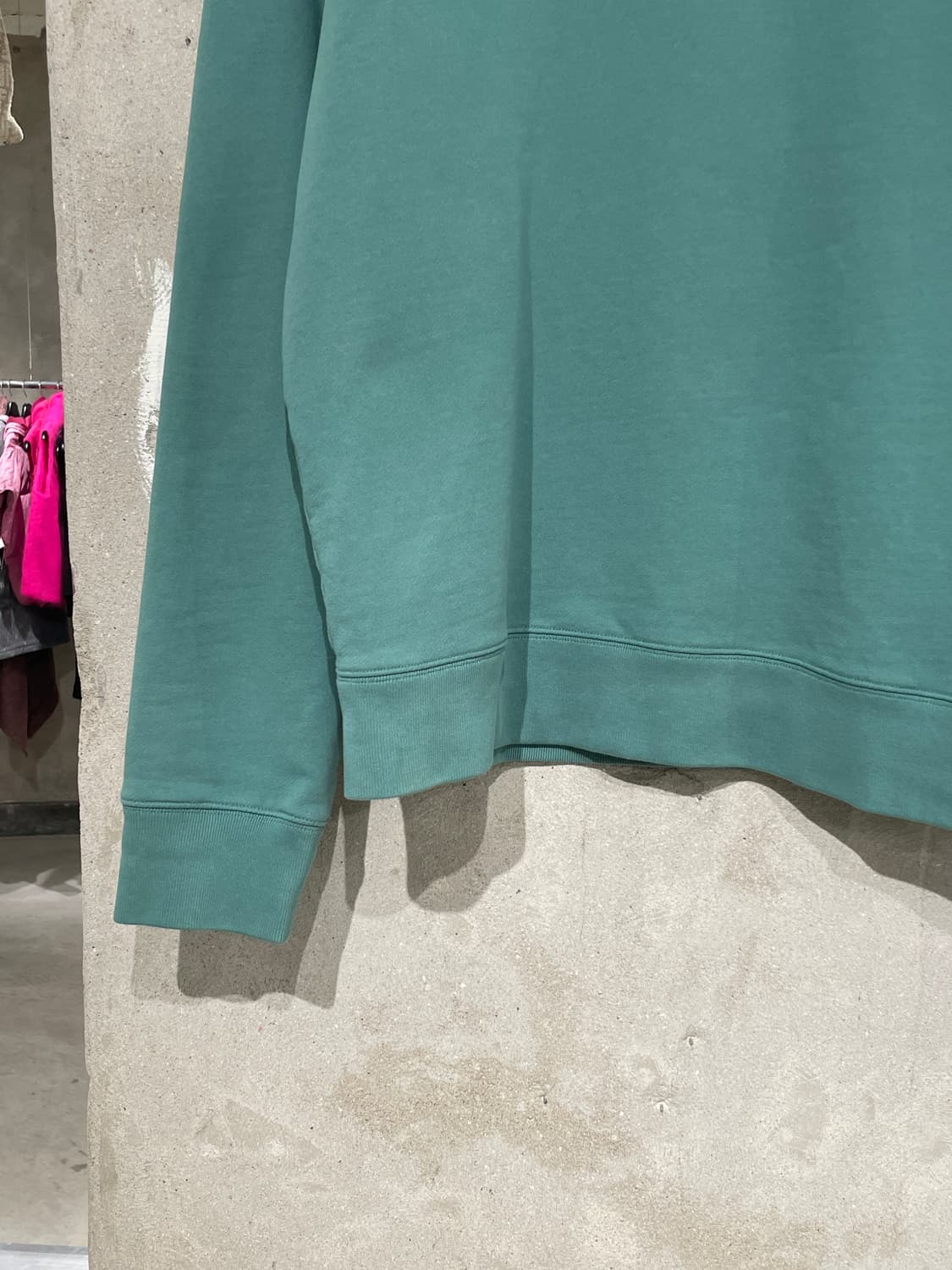 메종 키츠네 라이트 그린 폭스 헤드 레귤러 스웻 셔츠 상품이미지4