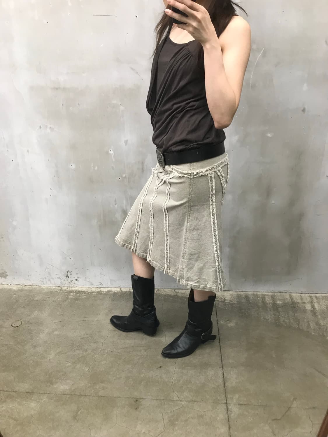 Cut-out Skirt 상품이미지4