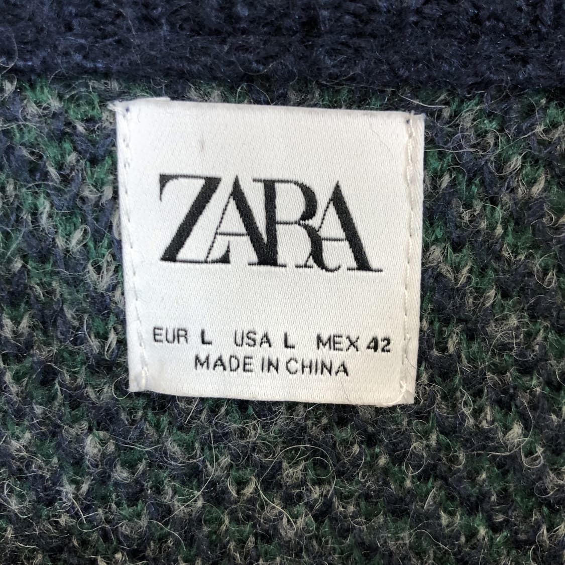 자라 알파카 니트 L 사이즈  상품이미지5