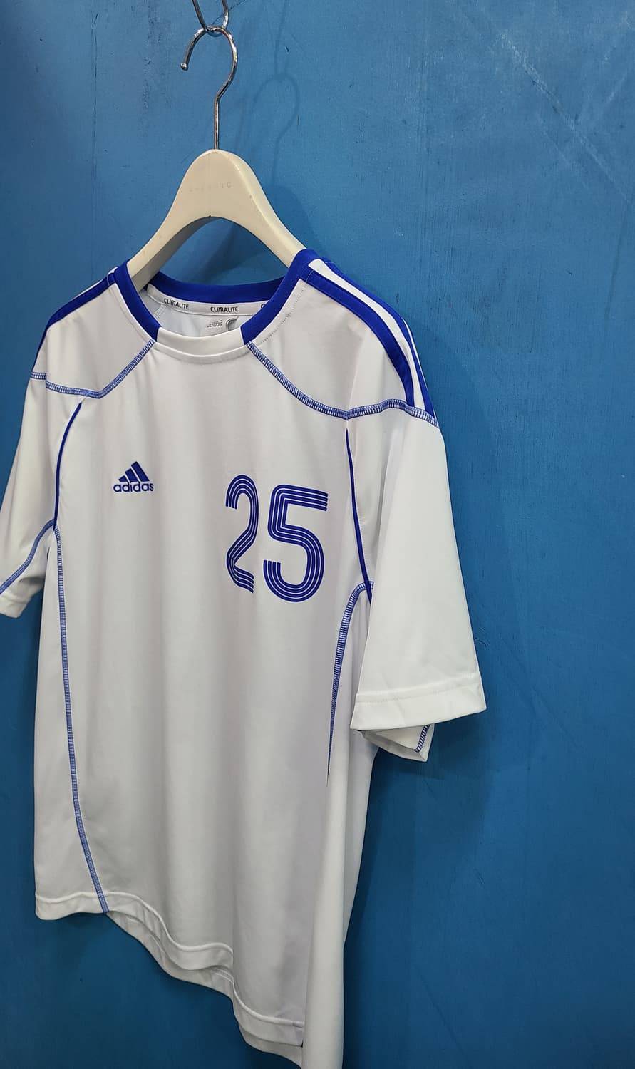 2010년산 빈티지 아디다스 흰파 축구져지 상품이미지5