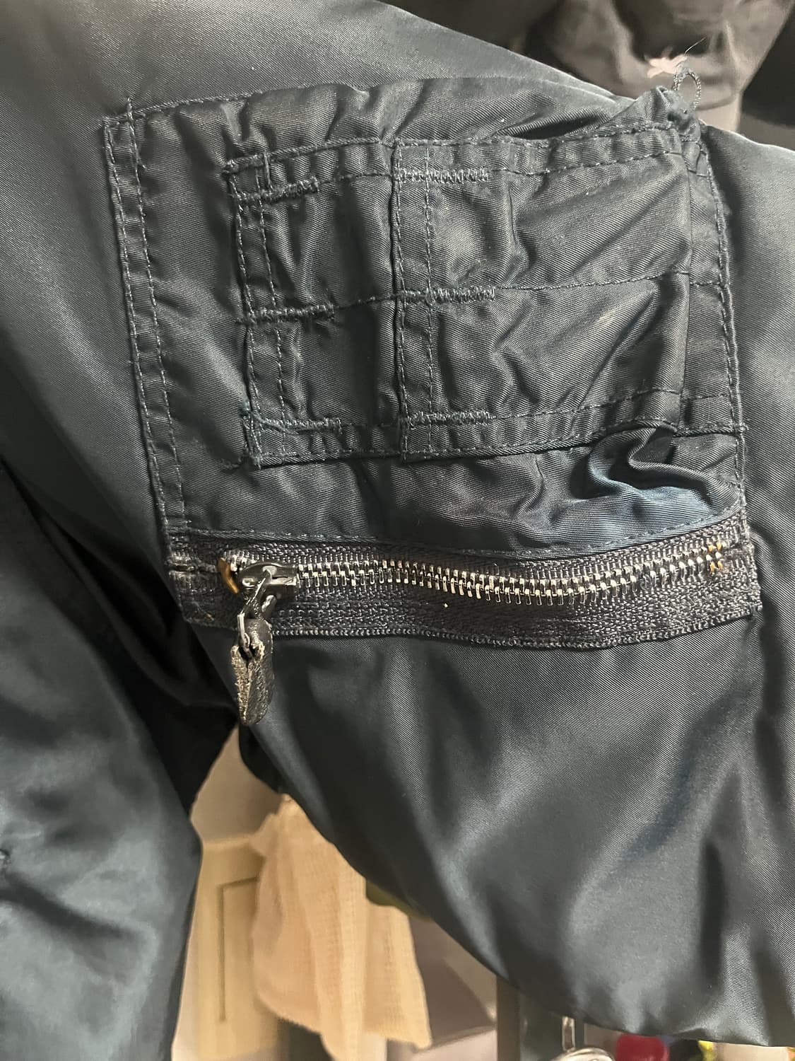 schott 쇼트 ma-1 항공점퍼 블루종 상품이미지3