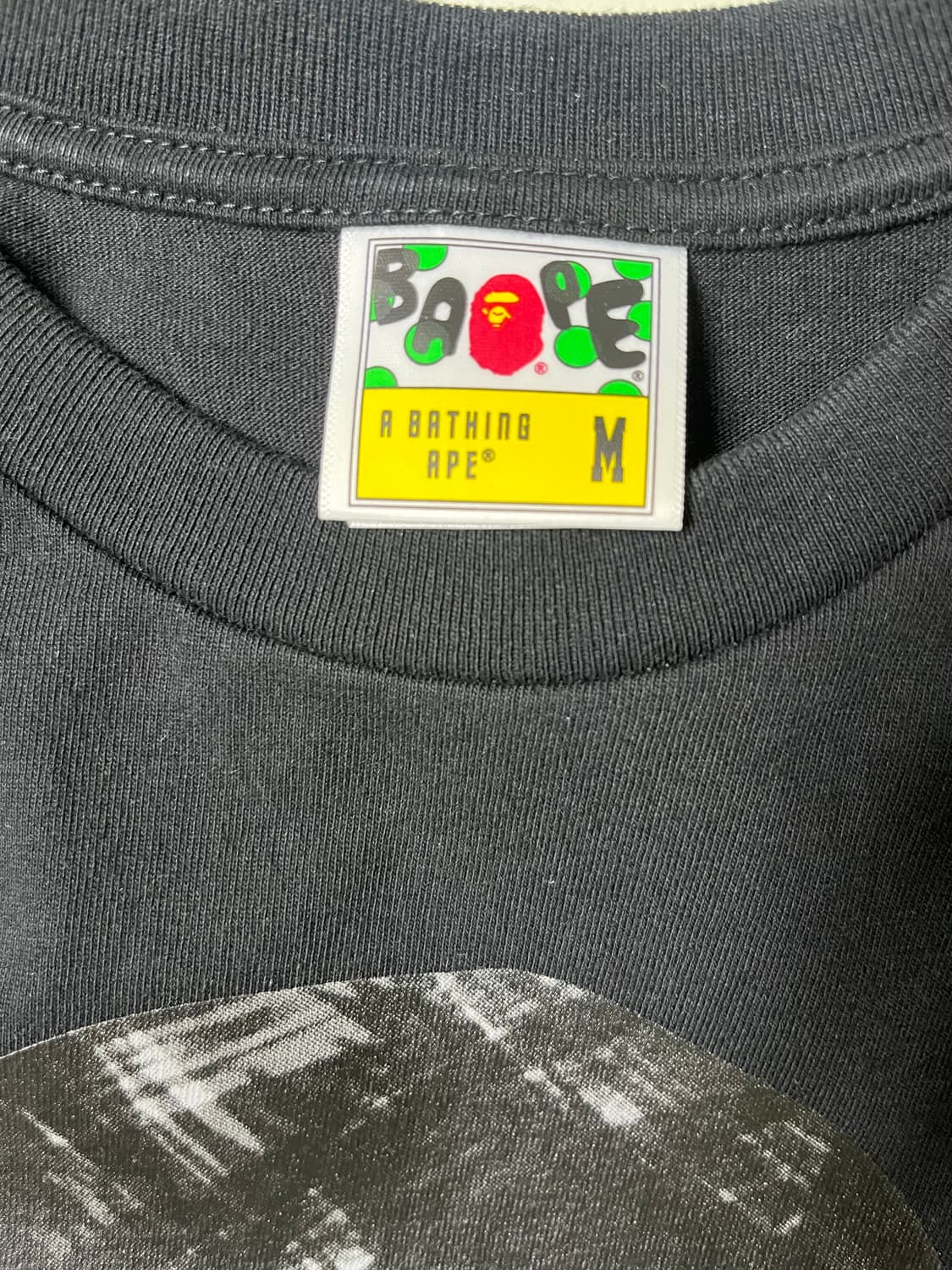 베이프 에이프 헤드 잉크 프린팅 반팔 티셔츠 상품이미지4