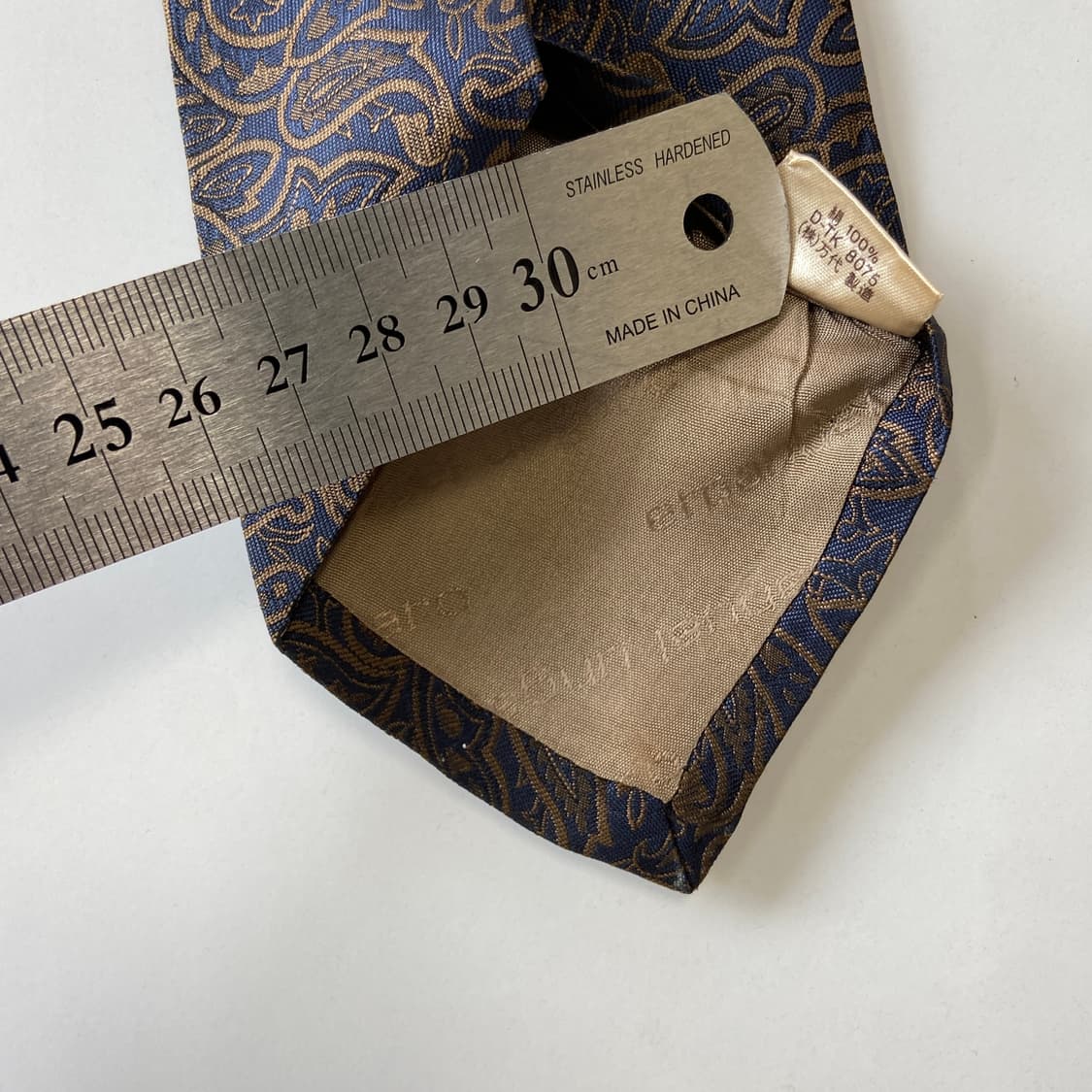 웅가로 페이즐리 (UNGARO)명품 정품 넥타이 8.3cm 상품이미지6