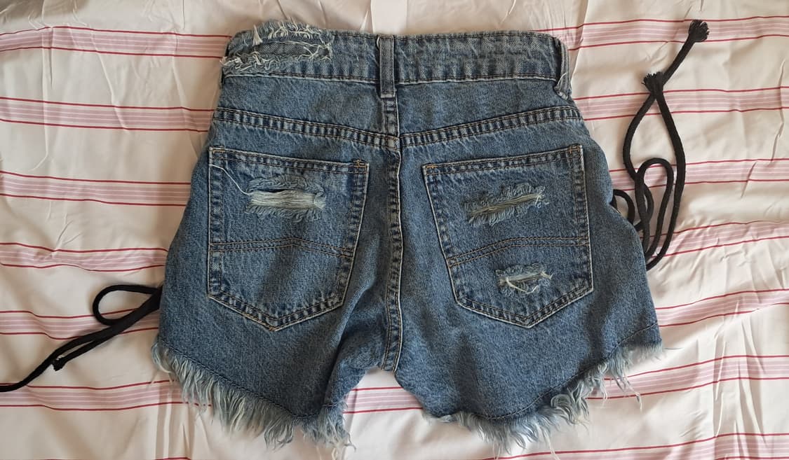 Free people 프리피플 데님 아일렛 팬츠  상품이미지2