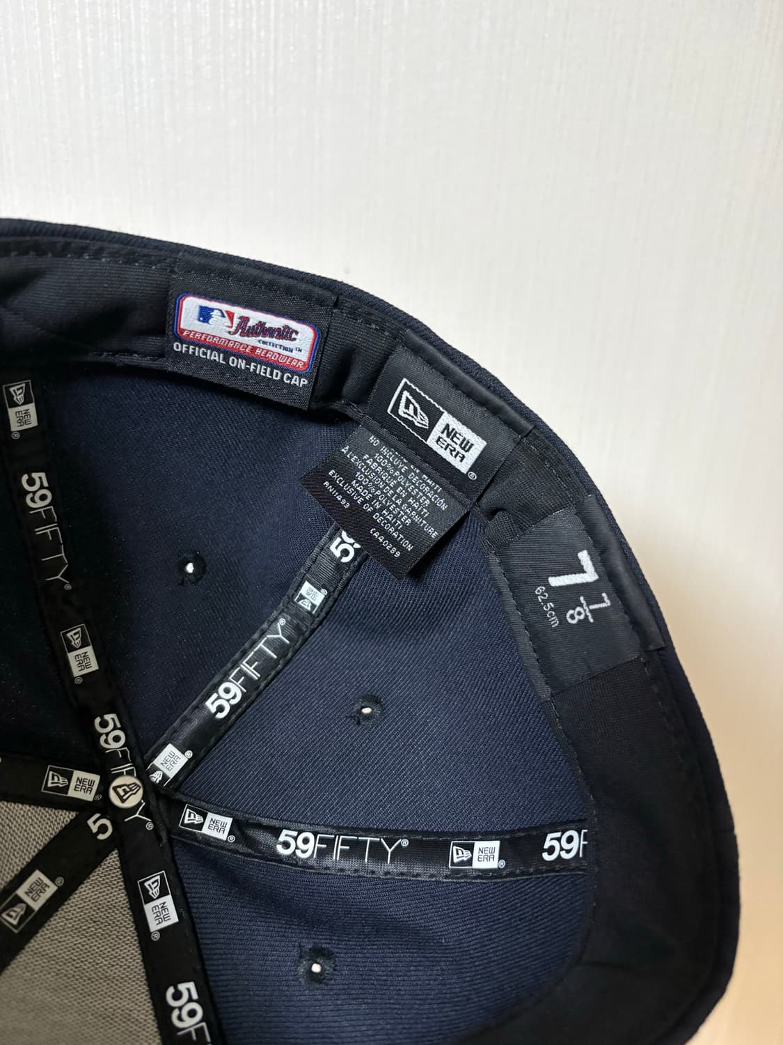 뉴에라 로우 프로파일 NY 네이비 778(62.5cm) 상품이미지3