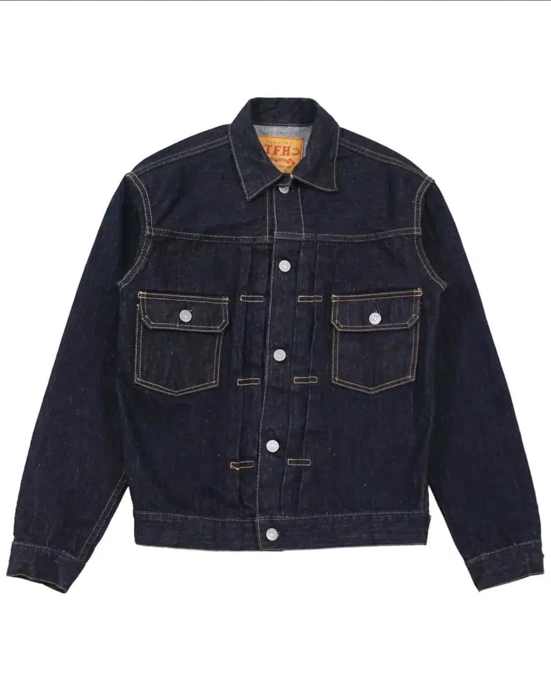 The flat head denim jacket type2 셀비지 데님 상품이미지1