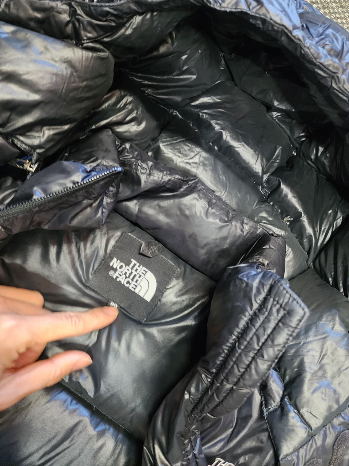 노스페이스 메트로 유광다운딩 90 S사이즈  상품이미지7