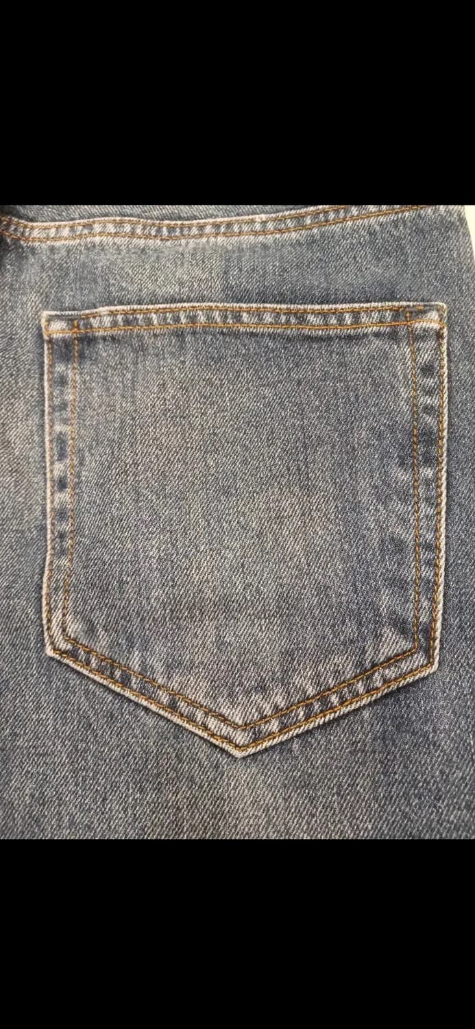 ACNE HEM CUTTED OFF VINTAGE BLUE JEANS 상품이미지9