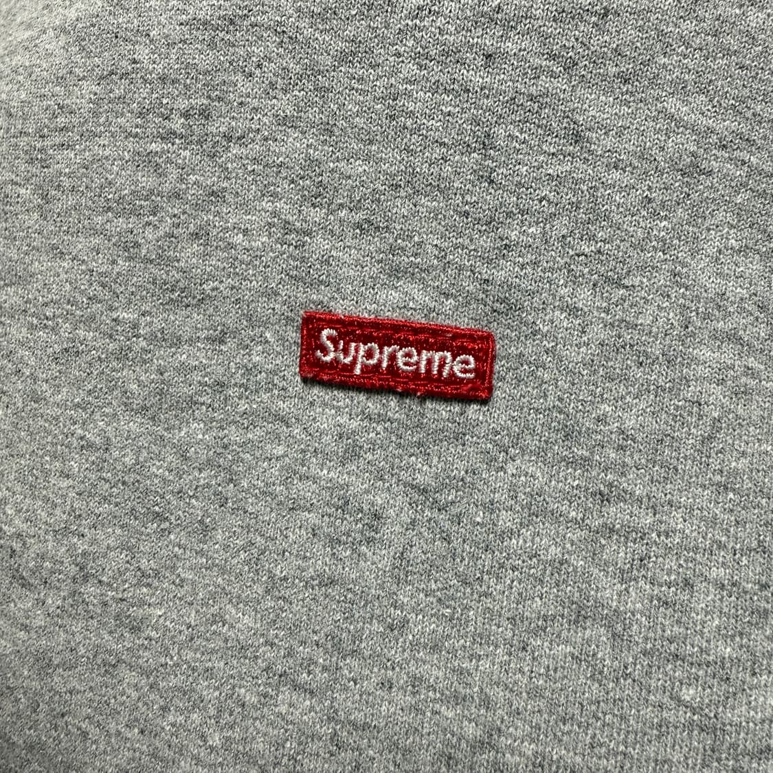 [S] 슈프림 23FW 스몰 박스 드로우코드 후드티 그레이 상품이미지3