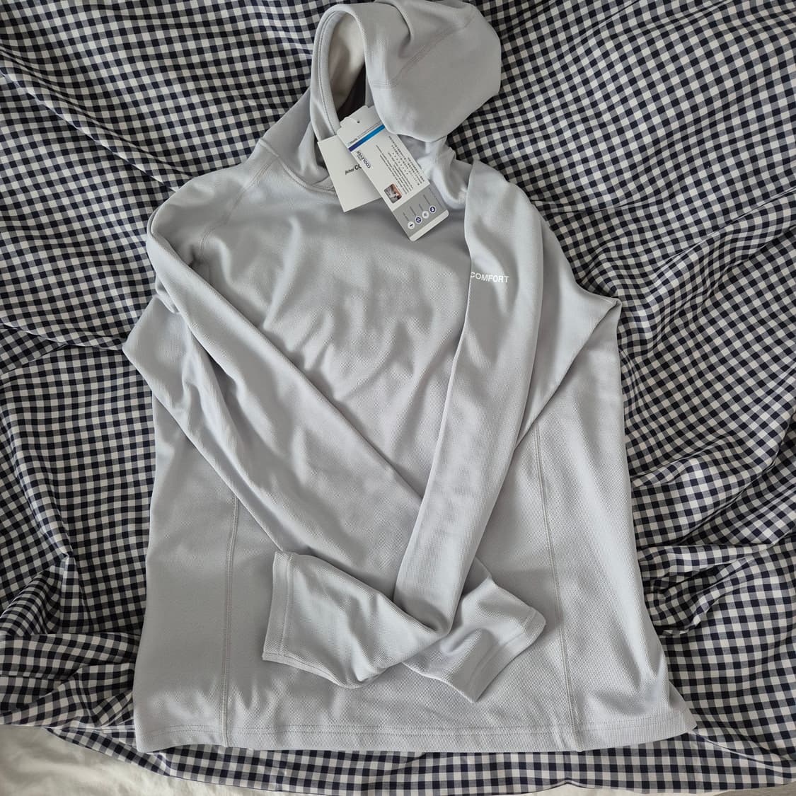 지초이 25-003 hooded long sleeve pistachio 상품이미지2